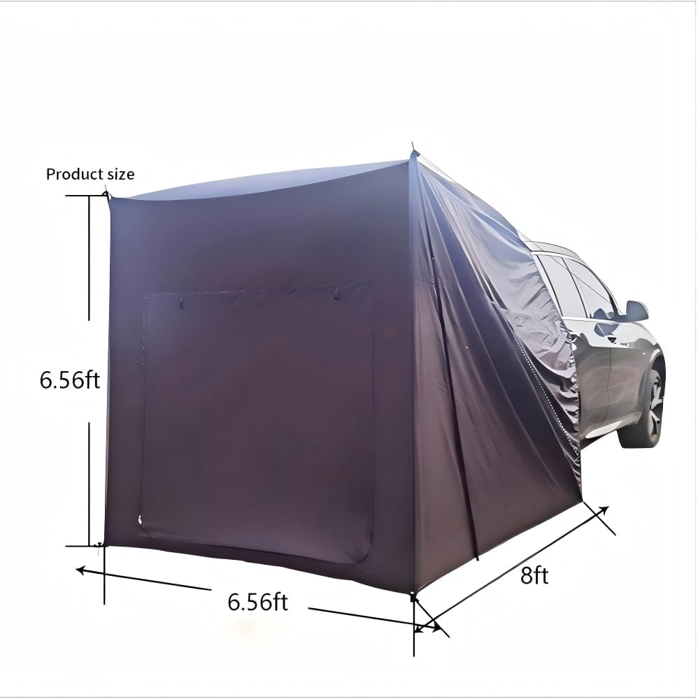 2-in-1 Hatchback Tent & Car Awning | SUV/Minivan Tailgate Sun Shelter for Camping, Beach, Road Trips Waterproof 3000MM UPF 40+