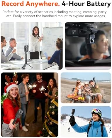 [ Bundle-2 Items: Vantrue E360 ACE & Hardwire Kit ] All Channel Dash Cam, Fisheye Front + Fisheye Inside + Rear Dashcam with Selfie Stick Tripod, Dual STARVIS 2, Dual IR Night Vision, Support 1TB