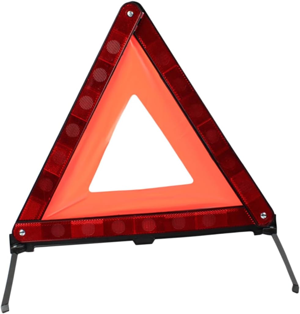 Triangle Warning Sign Foldable Plastic Road Safety Emergency Triangle