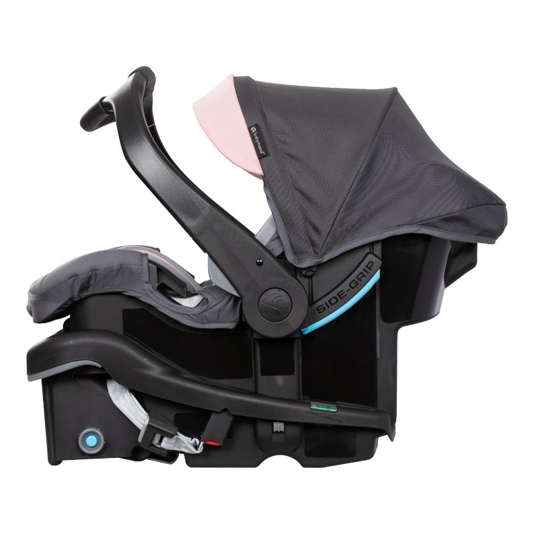 Baby Trend Secure-Lift Infant Car Seat, Madrid Pink – Compact Lightweight Carrier, Infant Comfort Cushioning, Adjustable Harness Fit