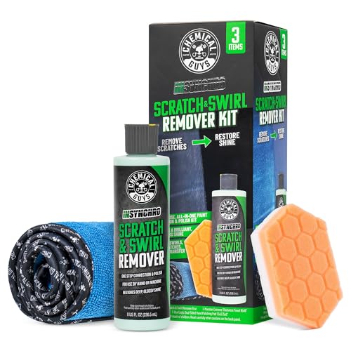 Chemical Guys, Insynchro Scratch & Swirl Remover Hand Polishing Kit, 8 oz