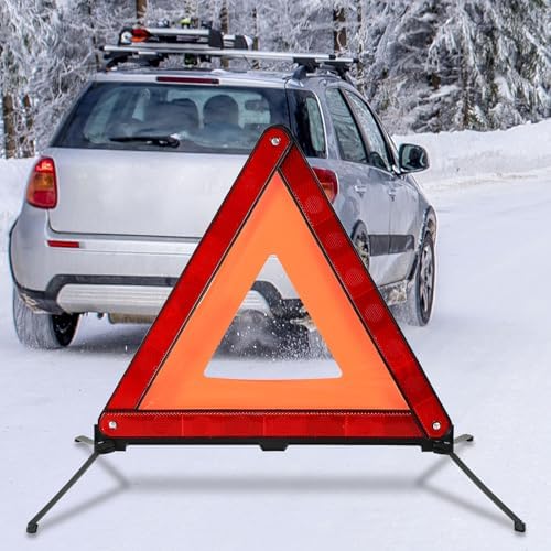 Emergency Warning Triangles 3 Pack Reflective Warning Triangle