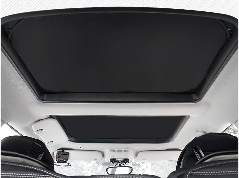 QQJ 2pcs Foldable Sunroof Shade For passenger car Sunshade Heat Isolate fit for Mini Cooper, Clubman & Countryman R56 All Years