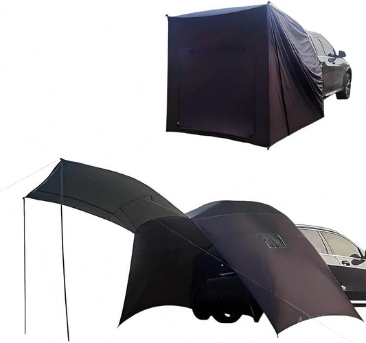 2-in-1 Hatchback Tent & Car Awning | SUV/Minivan Tailgate Sun Shelter for Camping, Beach, Road Trips Waterproof 3000MM UPF 40+