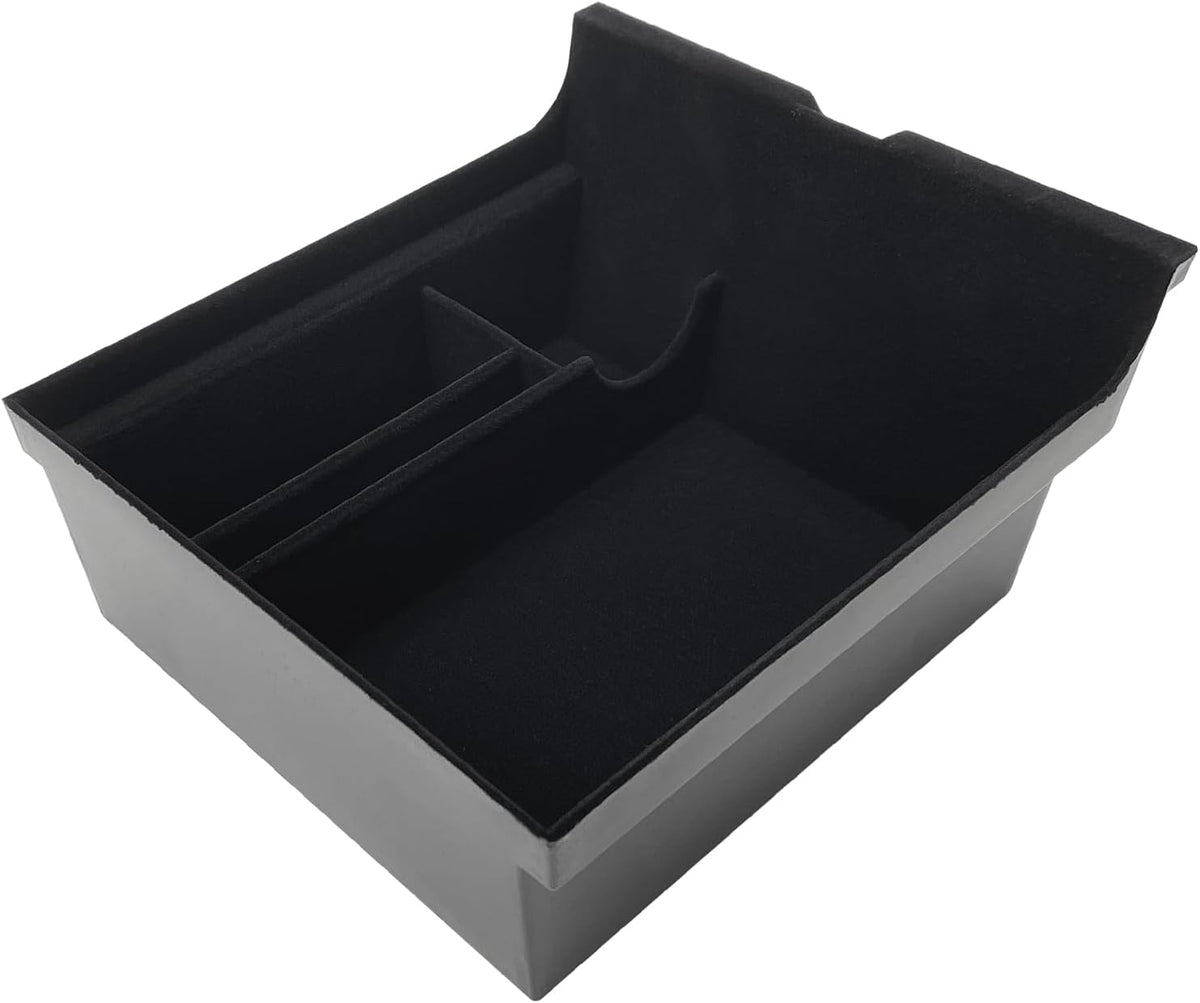 Compatible with Tesla Model 3/Y Accessories Center Console Organizer Tray Fits for Tesla Model 3 2017 2018 2019 2020 /Model Y 2020 （The cover closed Rotary version）