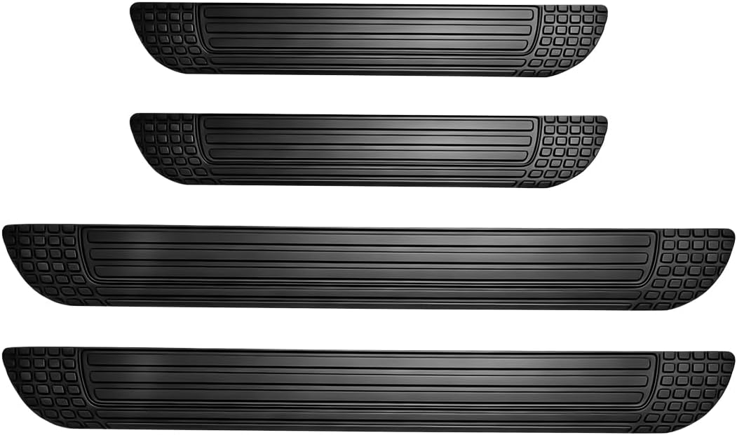4 Pack Car Door Sill Protectors for Front and Rear