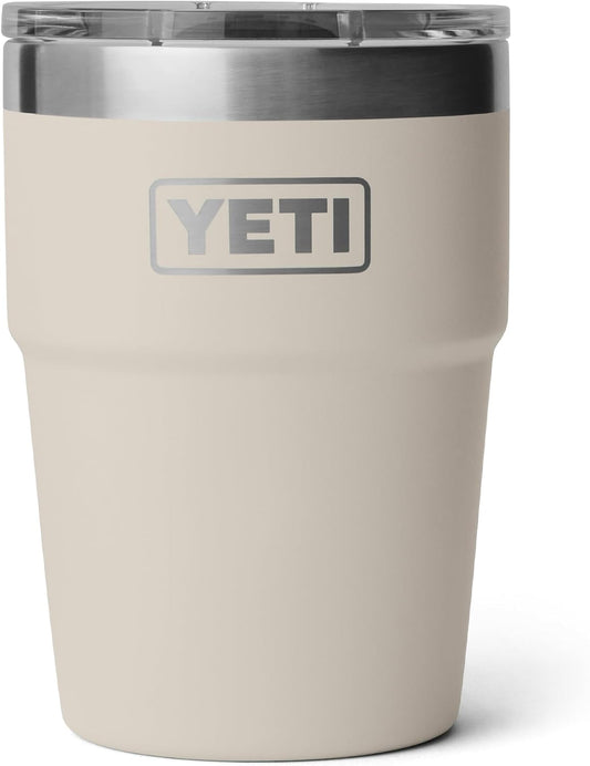 YETI Rambler 16 oz Stackable Tumbler, Vacuum Insulated, Stainless Steel with MagSlider Lid | Stackable