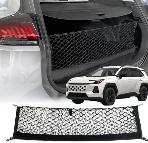 Cargo Net for All-New Toyota RAV4 2026 Accessories Rear Trunk Cargo Net Stretchable Organizer Elastic Mesh Net Compatible with Toyota RAV4 Accessories