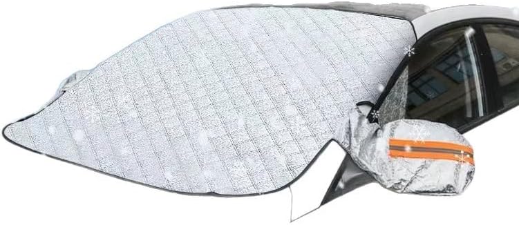 Car Windshield Snow Cover for Mazda CX-30 2019–2025 2026 DM, Heavy-Duty Anti-Frost Snow Ice Guard, Sun & Rain Resistant All-Weather Windshield Protection Cover,148cm*115cm