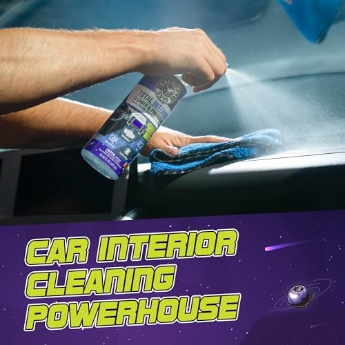 Chemical Guys Total Interior Cleaner & Protectant - (16 oz) All-in-One Car Interior Cleaner for Dash, Seats, Carpet, Glass, Vinyl, Leather, and Plastic - Galactic Scent