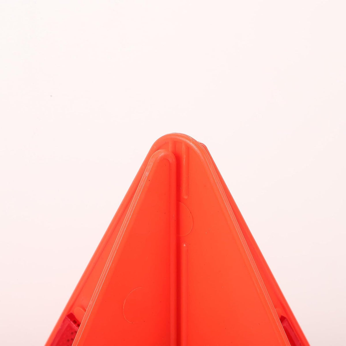 Reflective Warning Triangle Roadside Emergency Triangle Plastic Red