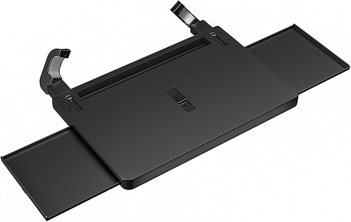 Steering Wheel Desk for Rivian R1T, Expandable Car Laptop Tray, Adjustable Portable Car Desk for Work, Eating & Breaks,Carbon Fiber Pattern