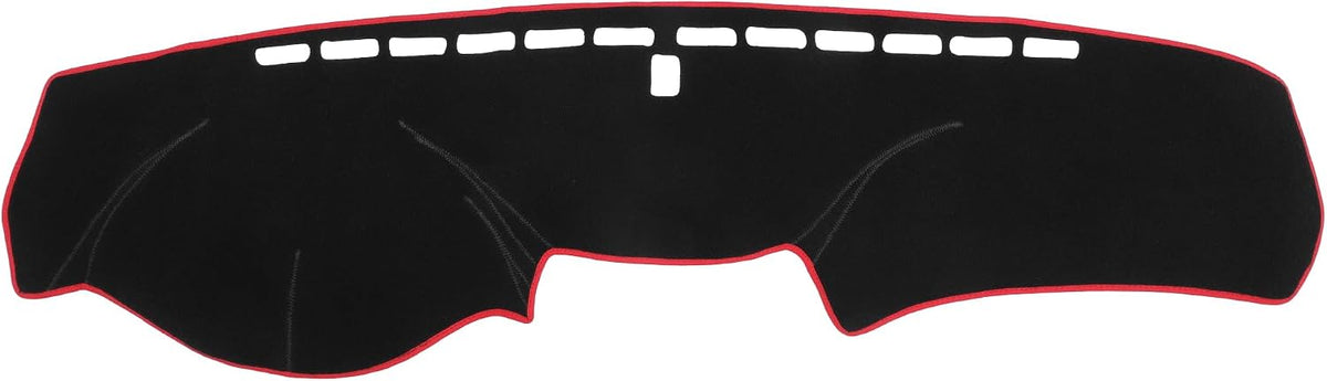 Car Dashboard Cover Compatible for Honda Accord 2008-2013, Protective Polyester Black Center Console Interior Trim Dash Cover Mat Pad