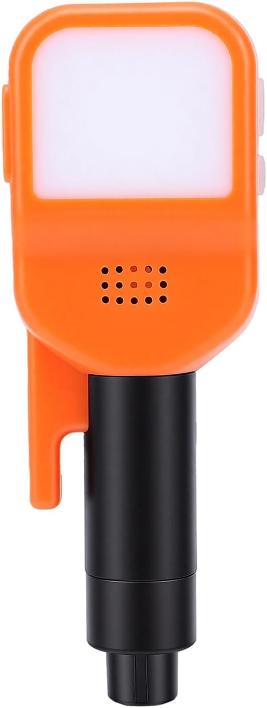 Alomejor Type C Rechargeable Car Escape Tool, Window Breaker with Rope Cutter, High Decibel Buzzer, Illumination Warning Light for RV Emergency