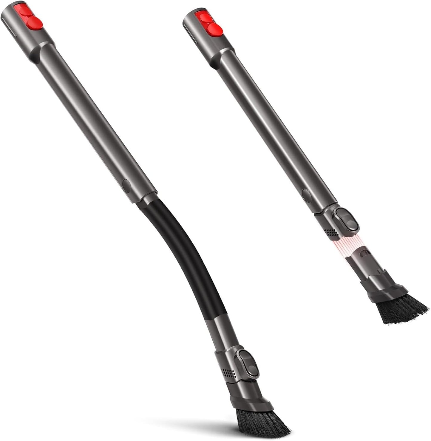 Extendable Flexible Crevice Tool Compatible with Dyson V7 V8 V10 V11 V12 V15 Gen5 Vacuum, Quick Release Slim Nozzle for Hard-to-Reach Gaps, Replacement Part 971433-01, Home & Car Cleaning Attachment