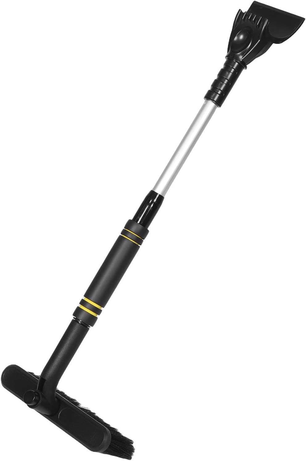 Extendable Car Snow Brush Scraper for Windshield, Detachable Plastic