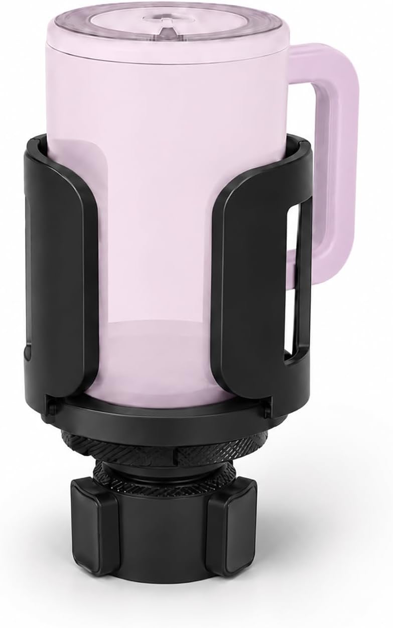 Adjustable Car Cup Holder Expander Compatible with BrüMate Era 20/30/40 oz Tumblers – Applicable for Most Tumblers and Mugs, Fits Most Car Cup Holders (2.3"–4.2"), Anti-Wobble Design