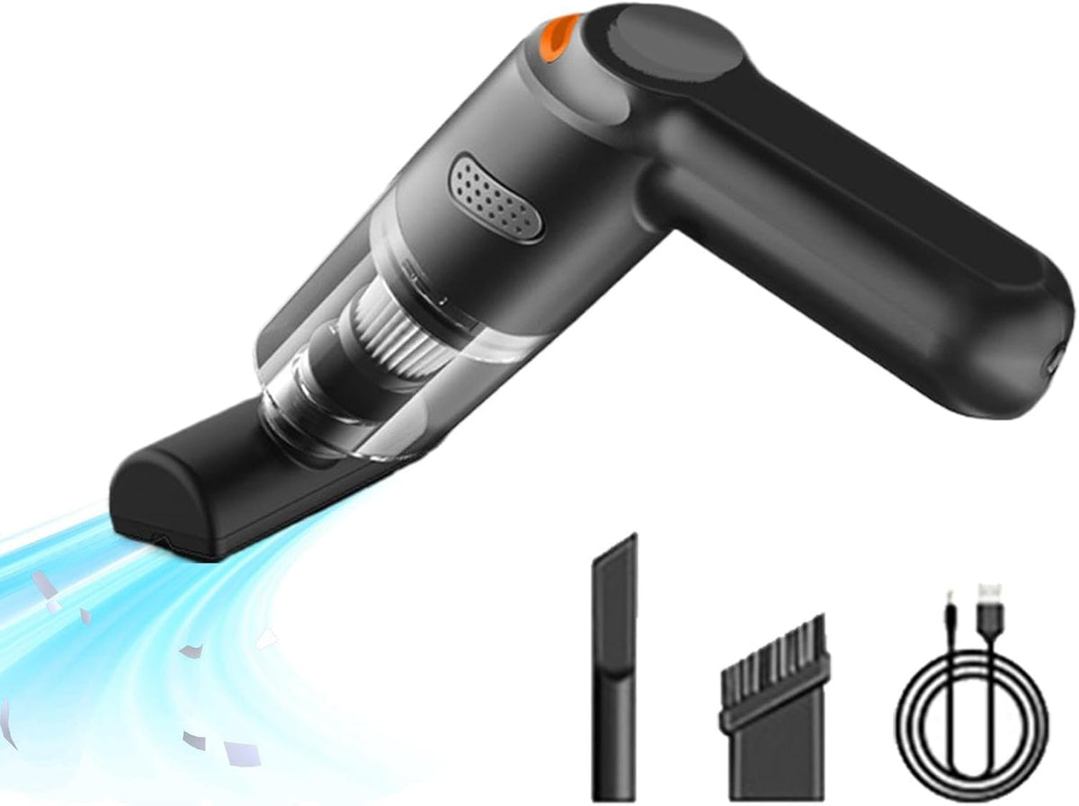 Handheld Vacuum - Cordless Cleaner, Rechargeable Power