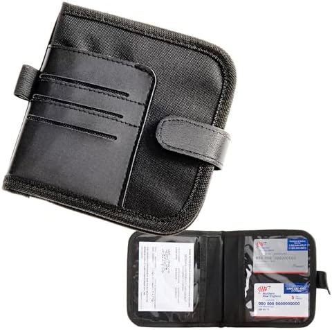 Sun Visor Registration and Insurance Card Holder and Car Document Holder