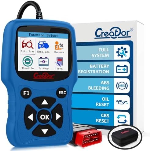 Creator C420 OBD2 Code Reader Fit for BMW Mini EPB ABS SRS DPF Oil Reset Multi System Scan Tool with Battery Registration OBDII Scanner Diagnostic Scan Tool