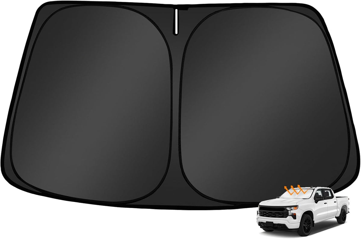 Custom Fit Windshield Sun Shade for Toyo-ta Land Cruiser 2024-2026