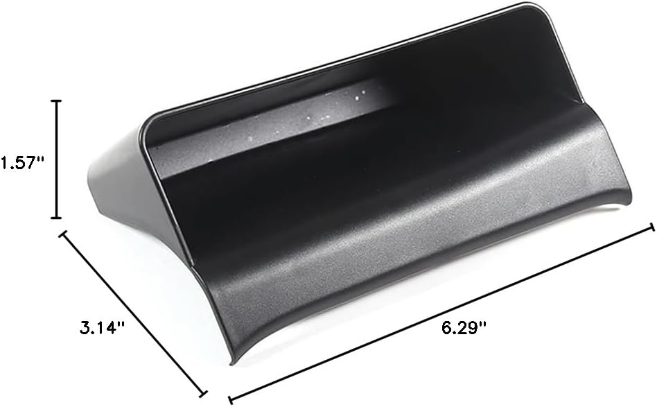 Center Console Cup Holder Organizer Compatible with Chevrolet Corvette C8 2020-2024 ABS 1PCS,Car Cup Holder Expander Storage Box,Cup Holder Hanging Insert Box Secondary Storage Tray (Black)