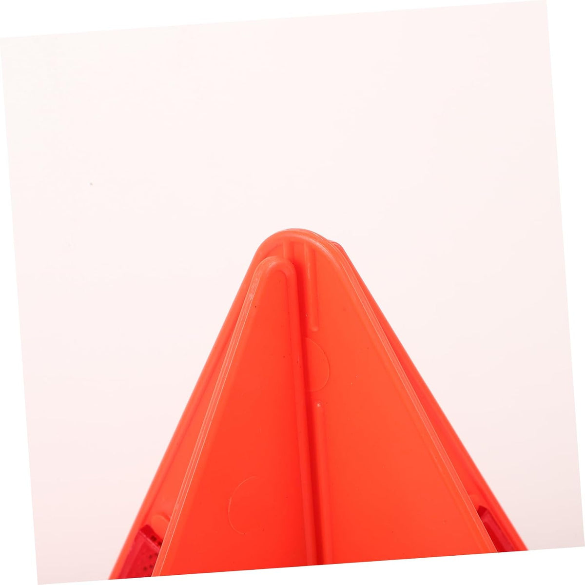 Mobestech Reflective Road Warning Triangle Plastic Safety Sign for Cars