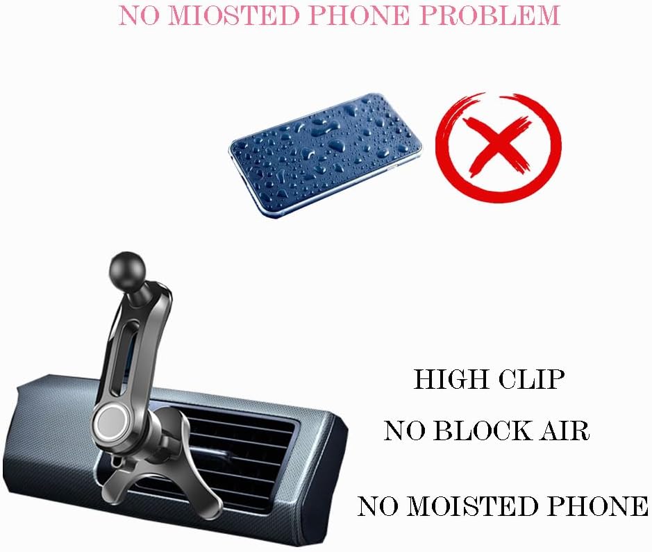 Cute Red Demon Gothic Wireless Car Phone Charger Mount, Auto Clamp Holder