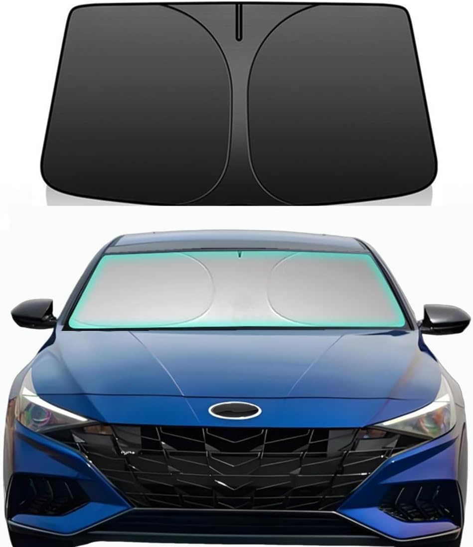 Windshield Sun Shade for Chev-rolet/Chevy Traverse 2018-2026 Foldable Car Front Window Sunshade Accessories 4-Layer 240 T Sun Visor Protector Reflective Cover Block UV Rays & Sun Heat