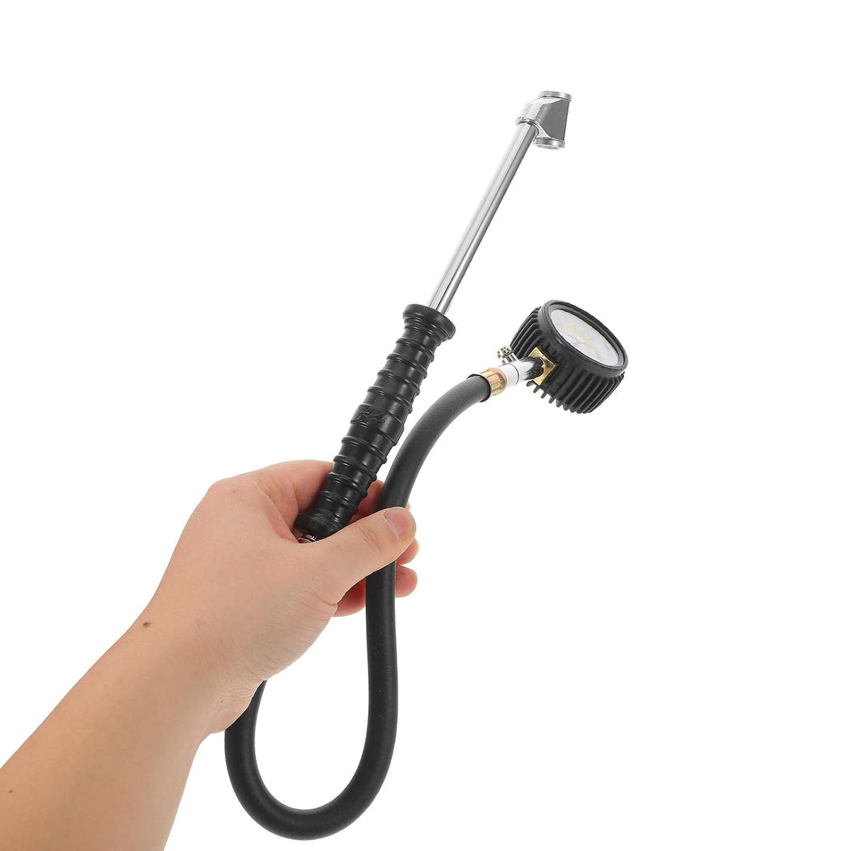 Manual Tire Pressure Gauge with Digital Display for Cars Trucks