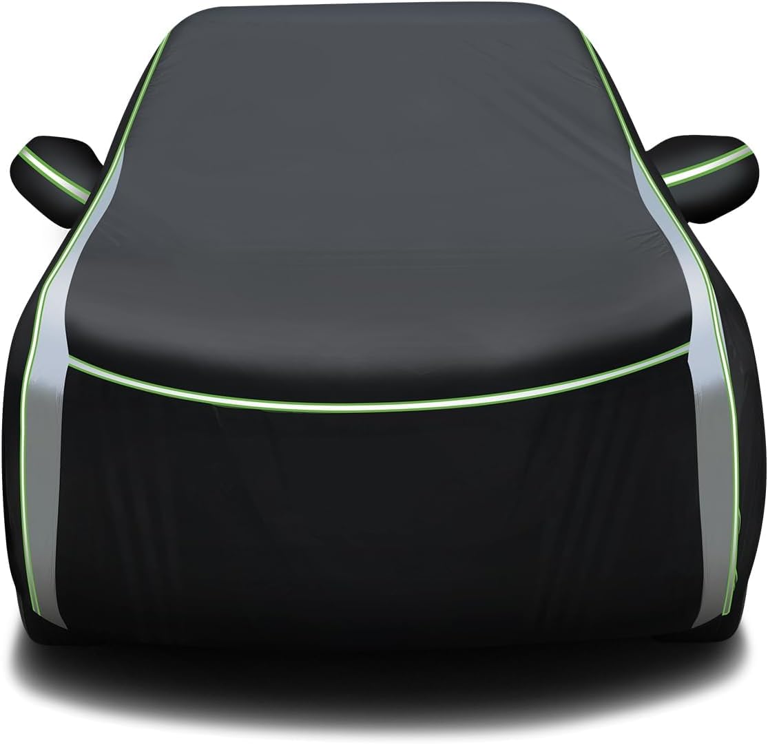 Cartist 420d 100% Waterproof Car Cover for Toyota RAV4 1994-2026 2027, SUV Car Cover for Rav4 CR-V Accessories, with Zipper & Reflective Safety Strips, Oxford Fabric