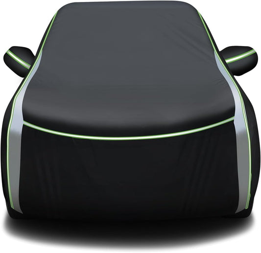 Cartist 420d 100% Waterproof Car Cover for Toyota RAV4 1994-2026 2027, SUV Car Cover for Rav4 CR-V Accessories, with Zipper & Reflective Safety Strips, Oxford Fabric