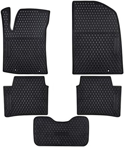 Car Floor Mats Custom Fit for Nissan Altima 2018 2017 2016 2015 2014 2013 Odorless Washable Rubber Heavy Duty All Weather Protection Car Floor Liner-Black