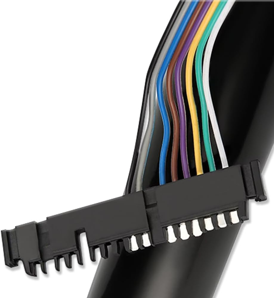 GM 28" Floor Shift Tilt Manual Steering Column Black with Adapter