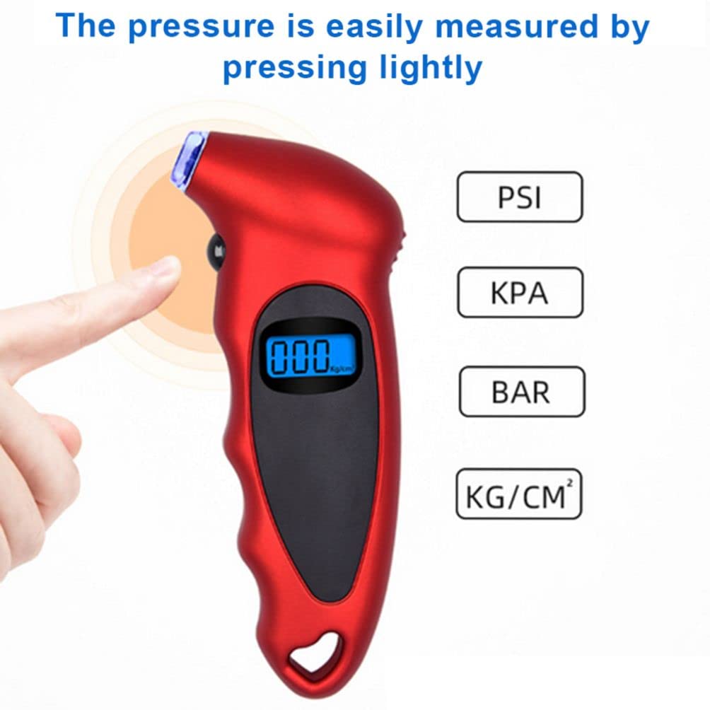 Digital Tire Pressure Gauge, Digital Tire Pressure Reader, Digital Tire Pressure, Digital Tire Pressure Gauge, Tire Diagnostic Tool Suitable for Automobile Tire Inspection Portable Tire Pressure Gauge