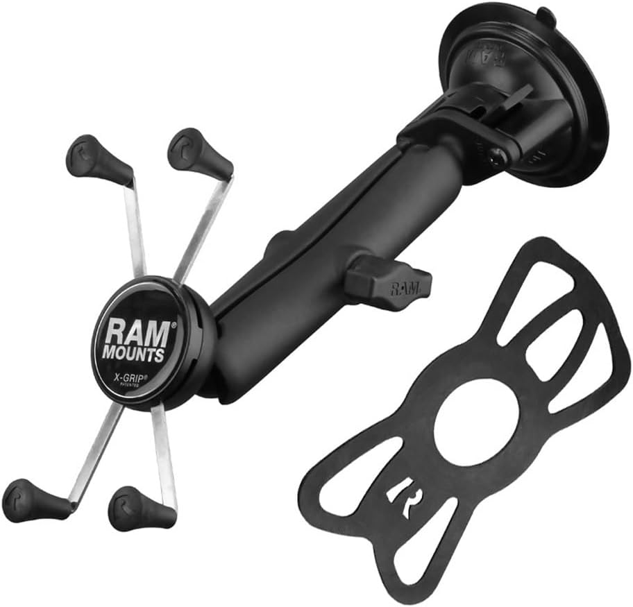 RAM MOUNTS X-Grip Large Phone Mount with Long Arm Twist-Lock Suction Cup