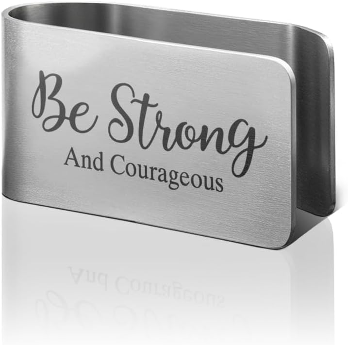 Be Strong and Courageous Car Visor Clip, Visor Clip for New Driver