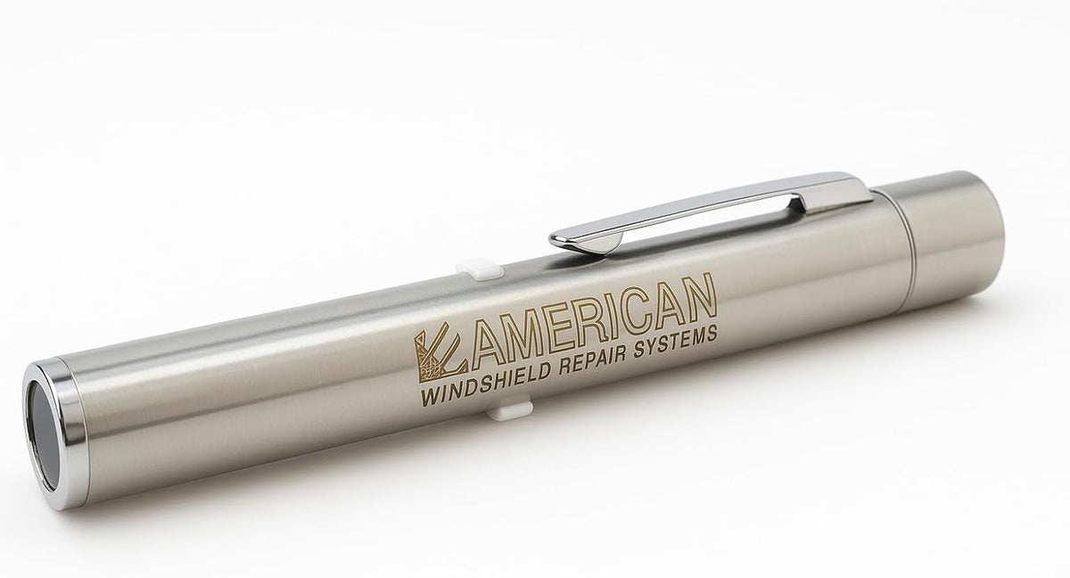 American Windshield Repair Kit - Essentials Hard Case - Professional Windshield Rock Chip &amp; Crack Repair Kit with Resin, Pit Filler, UV Pen Light - High Speed Rotary Tool - DIY or Start a Business