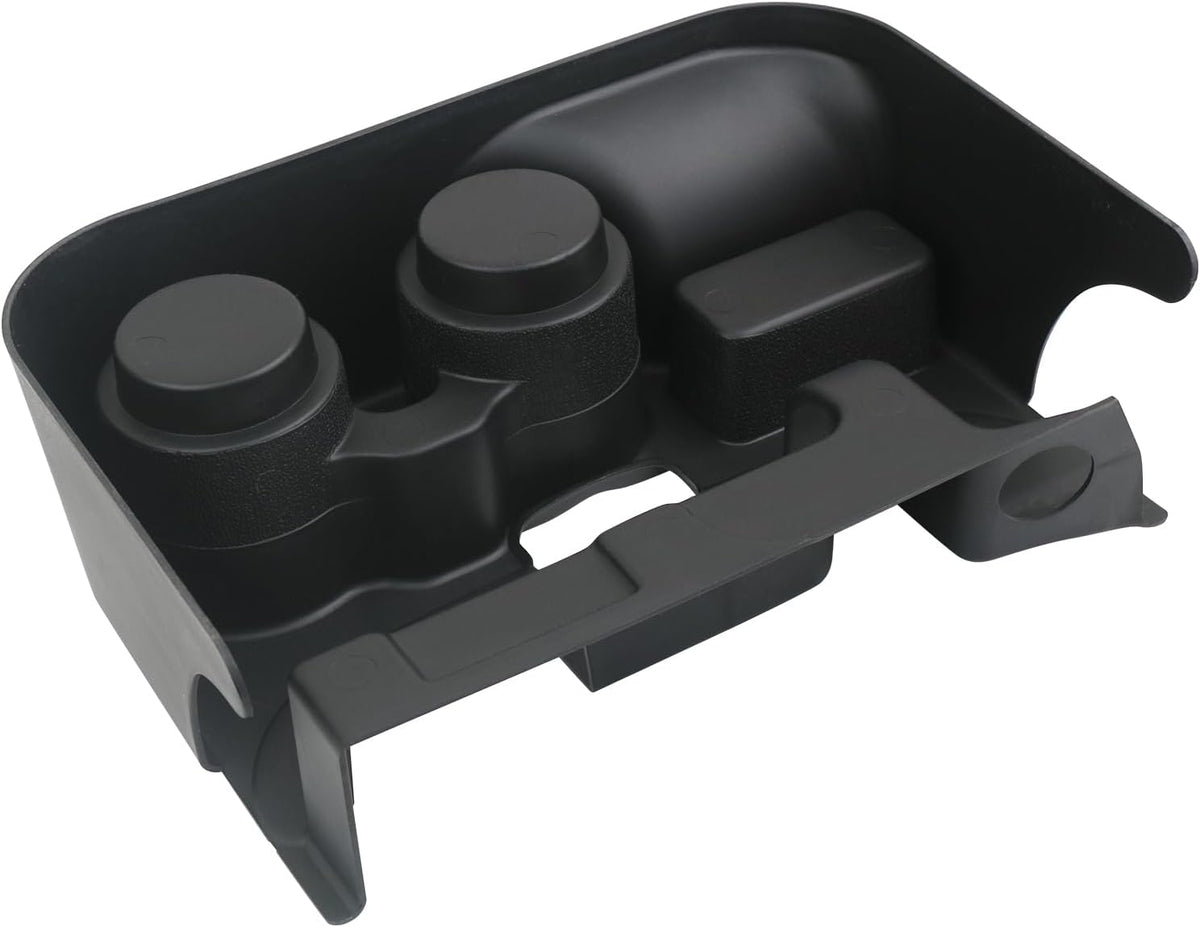 Cup Holder Attachment for Center Console | Compatible with 2003-2012 Dodge Ram 1500 2500 3500 Truck | Replaces SS281AZAA Front Seat Add-On Cupholder Tray Insert