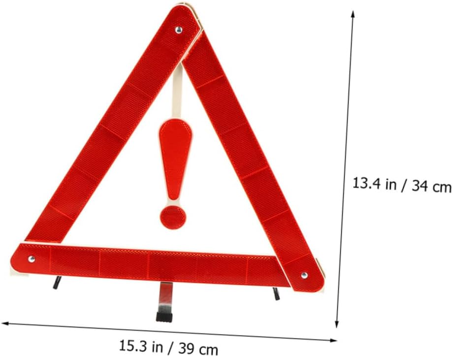 Foldable Reflective Warning Triangle Safety Sign for Car Road Use