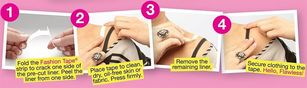 Hollywood Fashion Secrets Style Emergency Kit – Your Compact, On-the-Go Wardrobe Savior with Fashion Tape, Lint Sheets, Stain Remover &amp; Deodorant Sponge, 14 Piece Set
