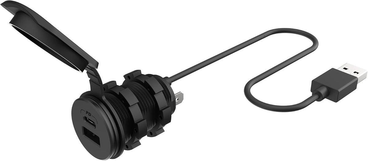 Scosche PowerVolt Dash Port 27W USB-C Car Charger with Data Pass-Through