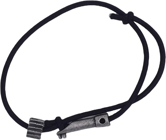 Car Window Breaker Bracelet, Rubber Portable EDC Survival Bracelet Vehicle Self Rescue Tool, with Strap for Quick Escape