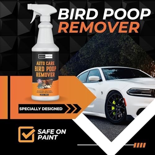 Bird Poop Remover for Cars (32oz) – Fast Acting Heavy Duty Spray for Bird Droppings, Safe on Paint, Glass & Clear Coat, Made in USA