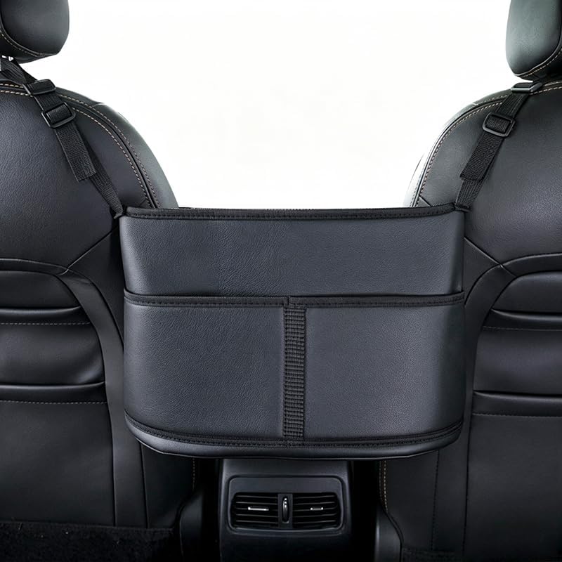 car purse holder between seats for front seat handbag storage barrier