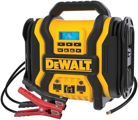 DEWALT DXAEPS14 2000 Peak Amp Jump Starter with 120 PSI Air Inflator