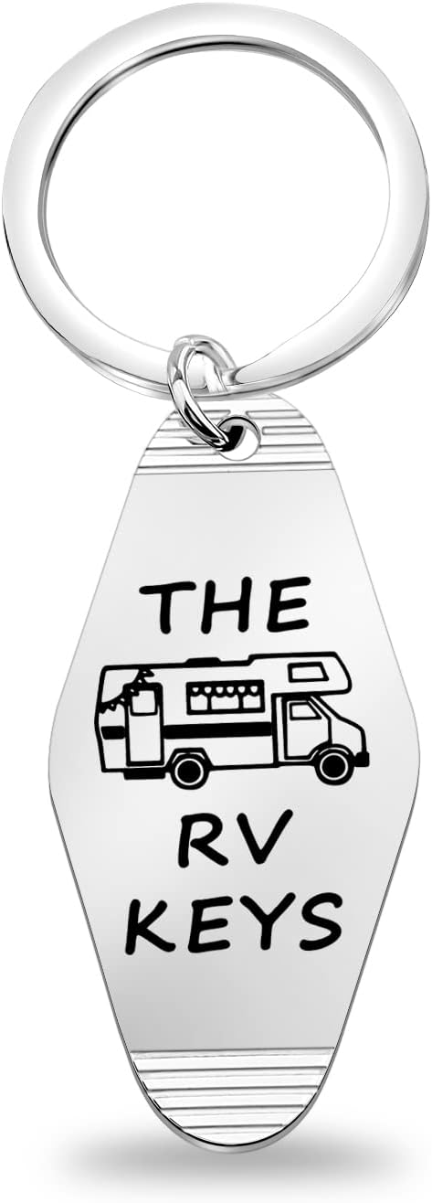 FOTAP RV Keychain RV Trailer Vacation Gift RV Camper Gift Motorhome Keychain Adventure Gift Gift For Camper Lover