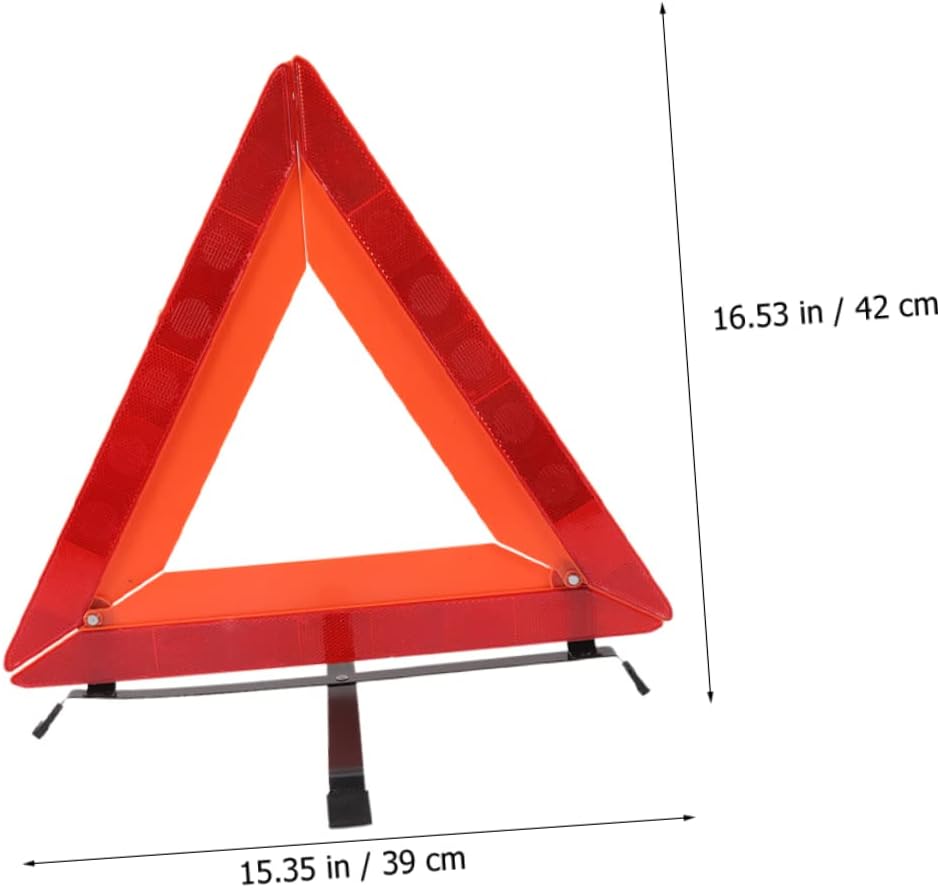 Zerodeko Reflective Roadside Warning Triangle for Car Emergency Maintenance