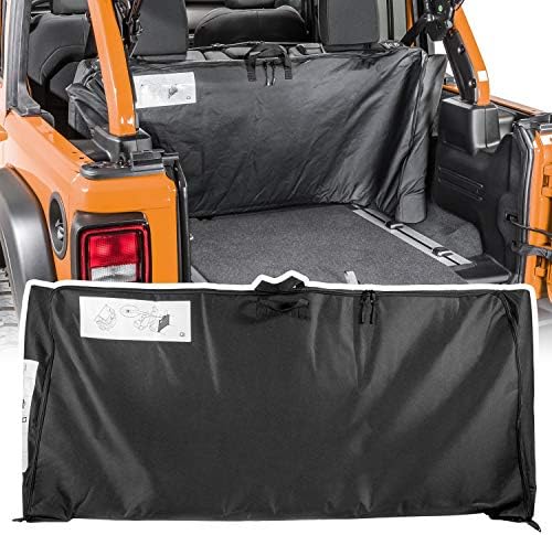 Bonbo Soft Top Window Storage Bag for 2018-2025 Jeep Wrangler JL JLU Sports Sahara Freedom Rubicon Unlimited & Gladiator JT 2-Door & 4-Door Replace 68358392AC