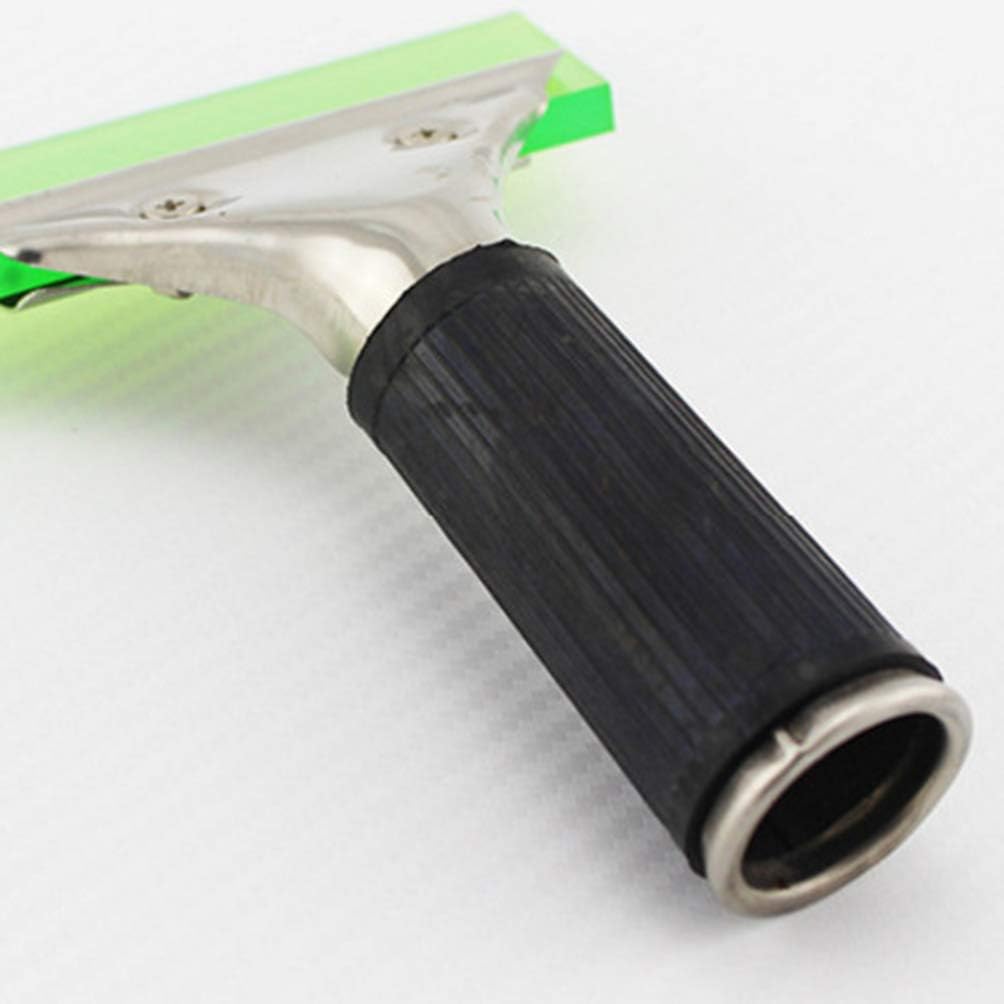 LIOOBO Ice Scraper Stainless Steel Snow Scrapers Car Snow Shovel Tool for Windshield with Rubber Random Color